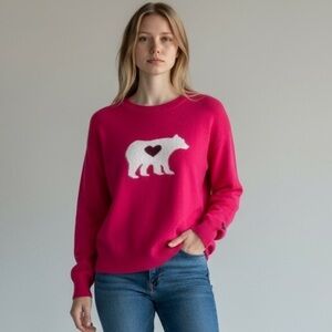 Sundance Mighty Polar Bear Crewneck Sweater Size Small